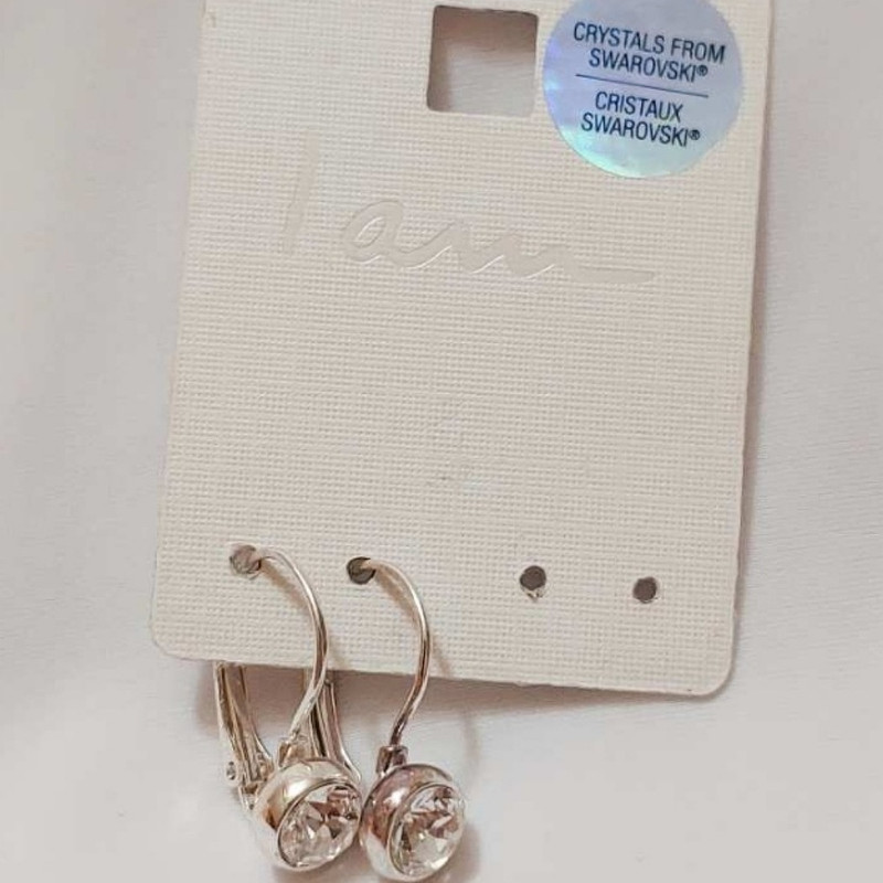 گوشواره زنانه آی ام مدل نگینی کد 54