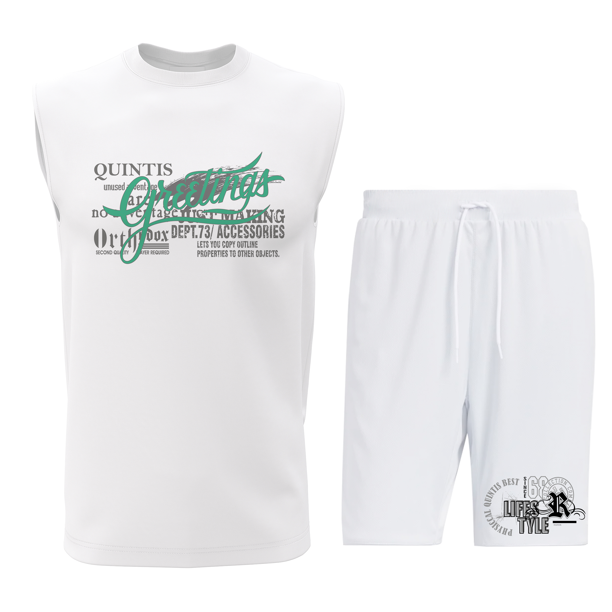 ست تاپ و شلوارک مردانه مدل T111W