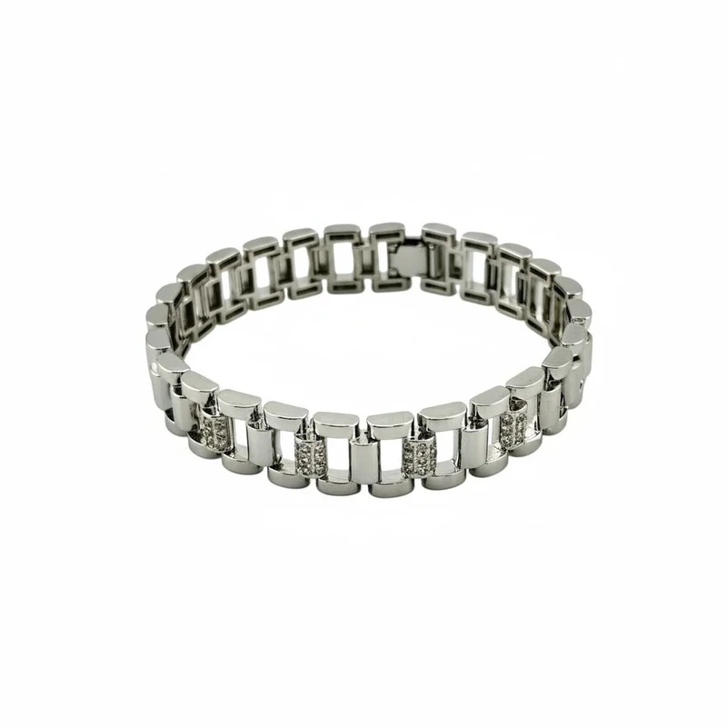 دستبند زنجیری زنانه مدل استیل کد AL-15