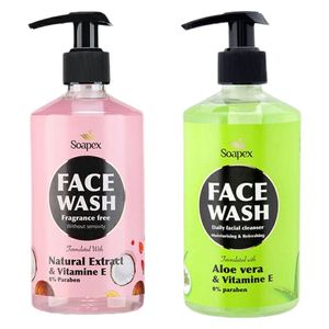 ژل شستشو صورت سوپکس کد 002 حجم 350 میلی لیتر مجموعه 2 عددی