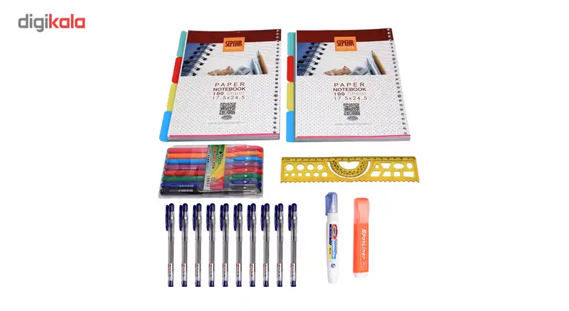 بسته لوازم التحریر کد DPJ02