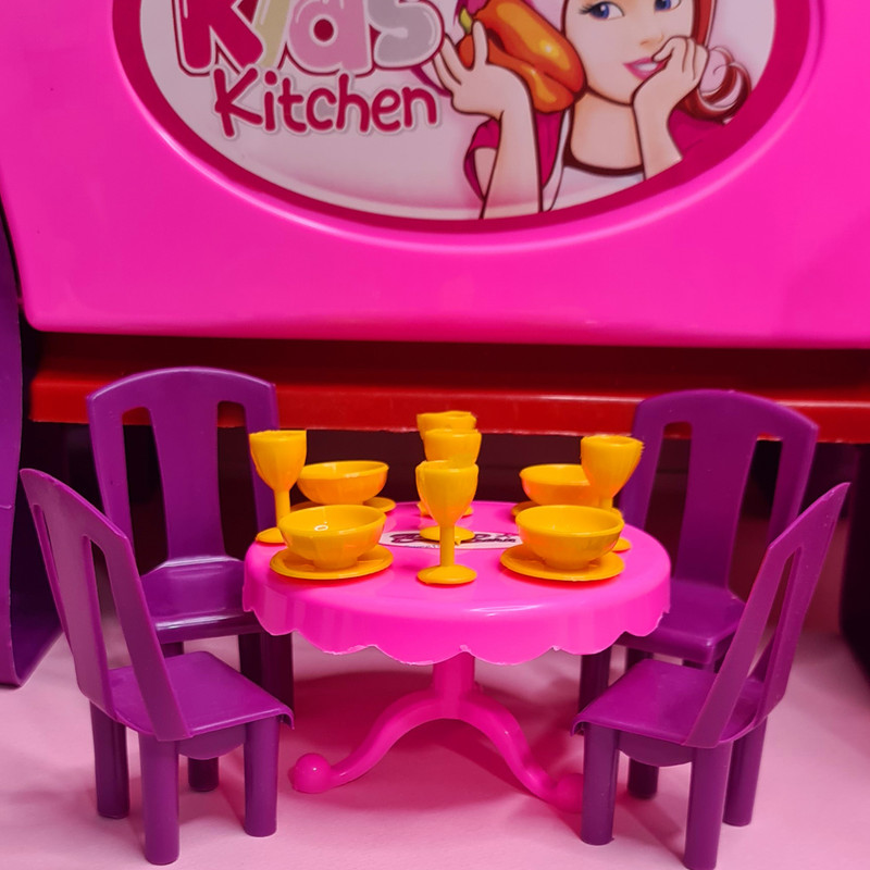 ست اسباب بازی آشپزخانه مدل little chef مجموعه 63 عددی