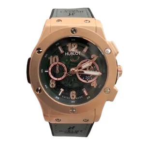 ساعت مچی عقربه‌ای مردانه هابلوت مدل تک موتوره اسکلتون کد 02