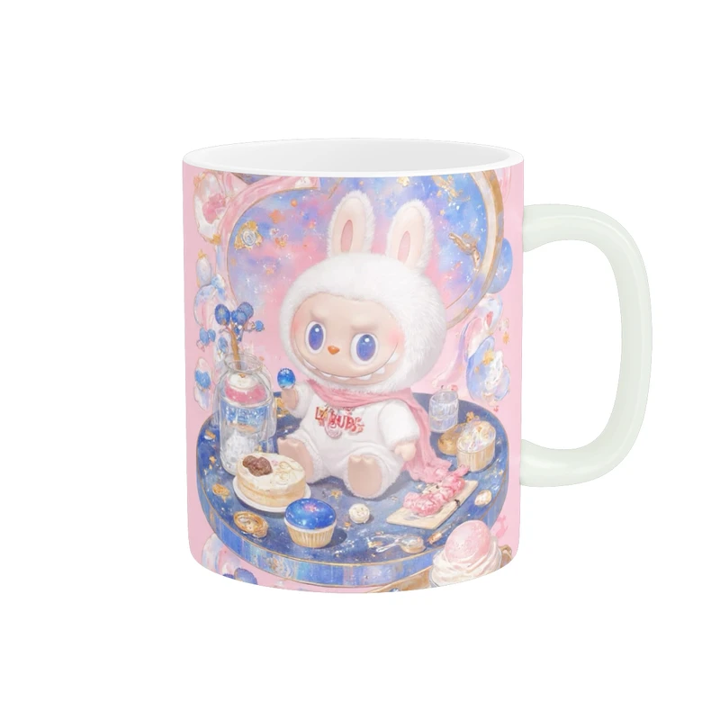 ماگ پاد آفرین طرح عروسک لبوبو کد 6047