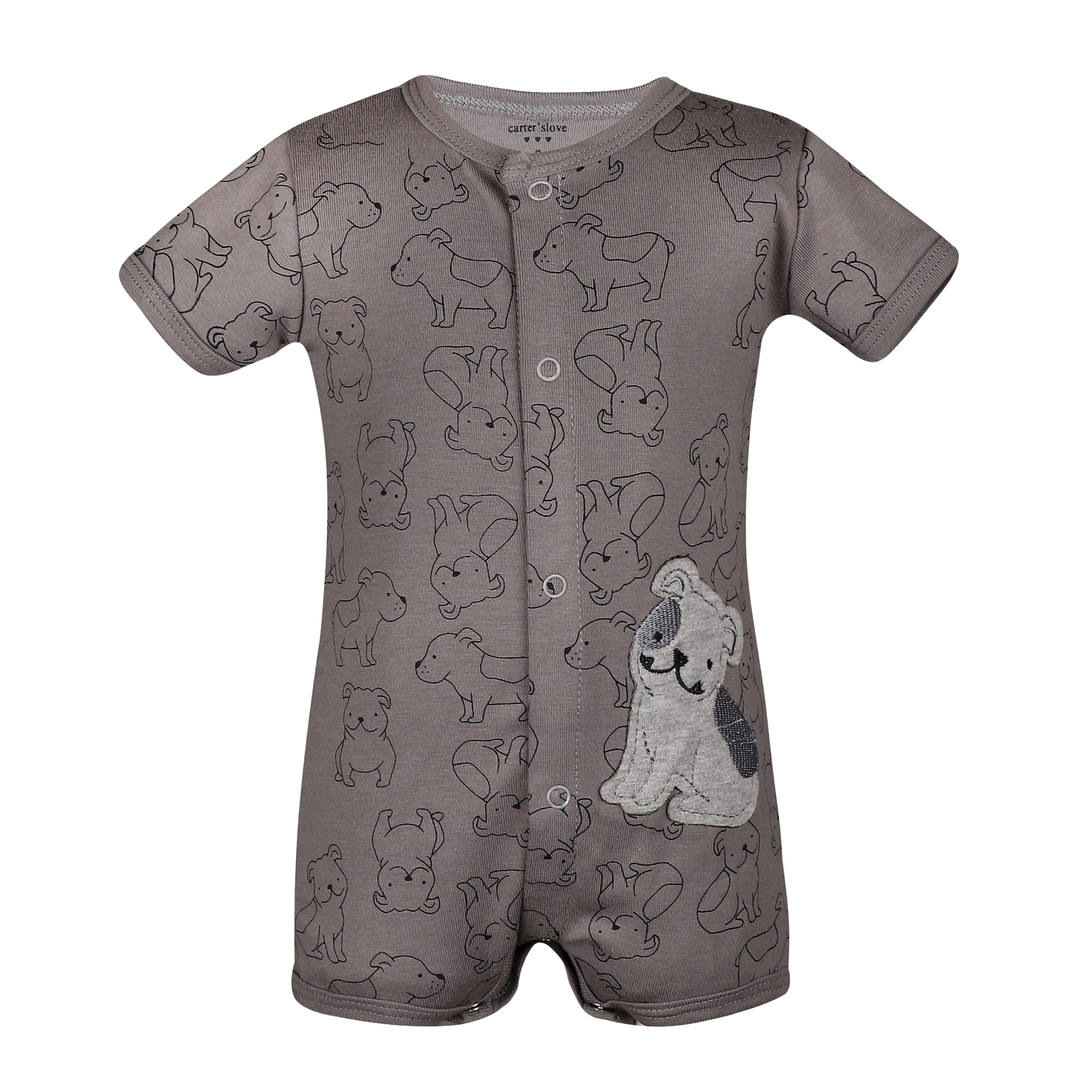 سرهمی نوزادی کارترز  طرح سگ مدل T