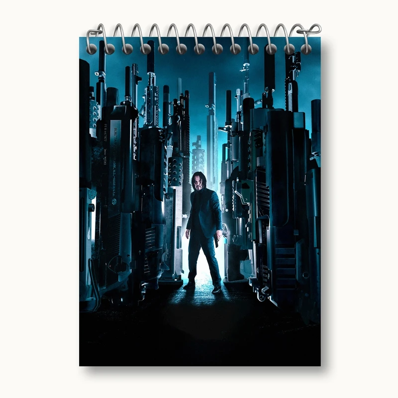 دفتر یادداشت 50 برگ خندالو مدل جان ویک John Wick کد 28571