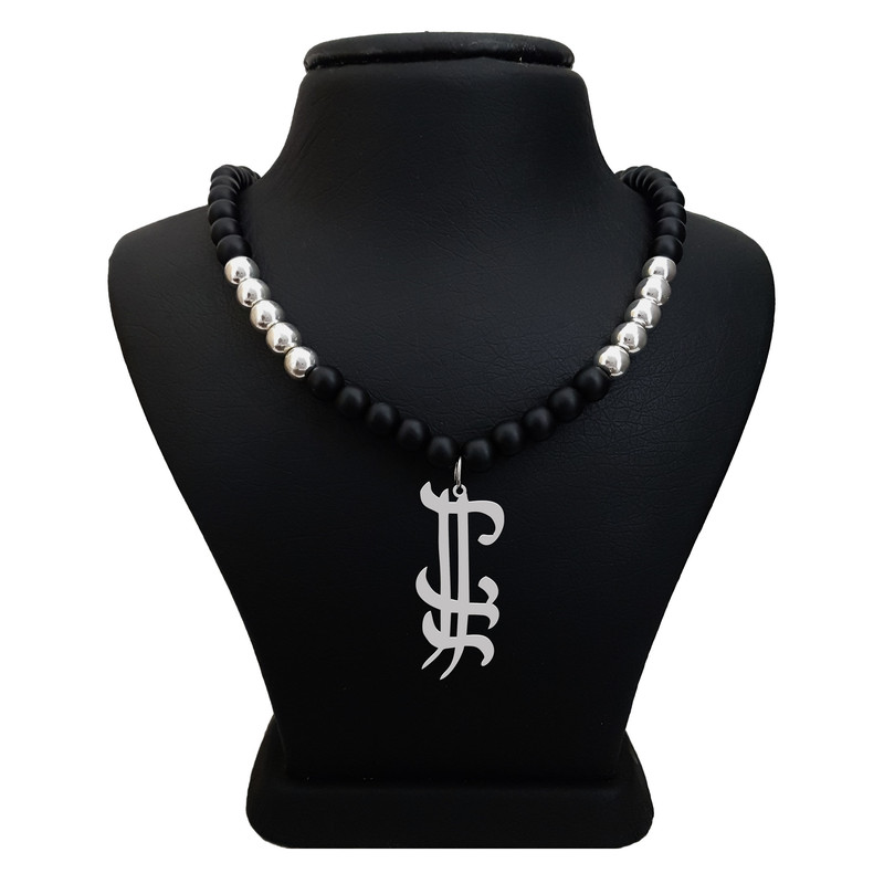 گردنبند نقره مردانه ترمه ۱ مدل آراز کد ma 1222