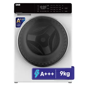 ماشین لباسشویی 9 کیلوگرم اتوماتیک سام مدل DD-P1485/W