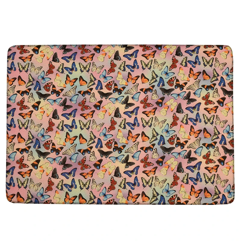 پادری مدل ضدآب طرح پروانه سایز 50x70 سانتی متر