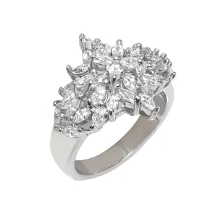 انگشتر نقره زنانه کد 106