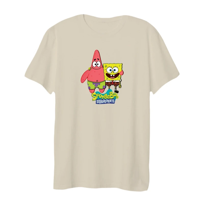 تی شرت لانگ زنانه مدل باب اسفنجی کد ۱