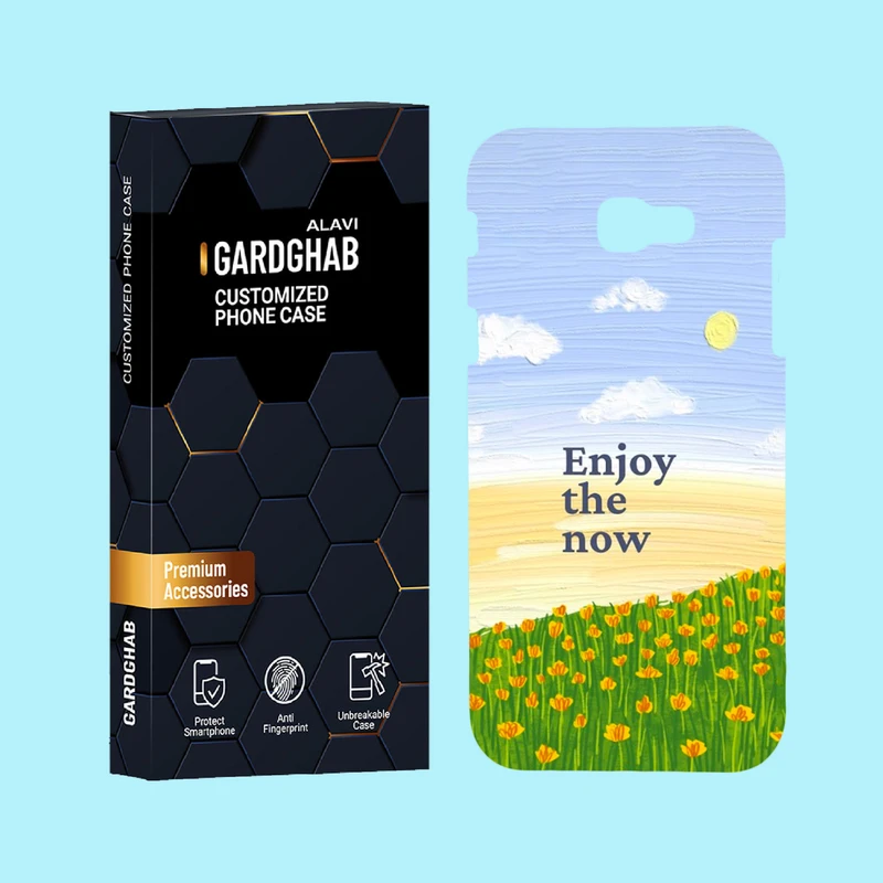 کاور گارد قاب علوی مدل متن مناسب برای گوشی موبایل سامسونگ Galaxy A720 / A7 2017