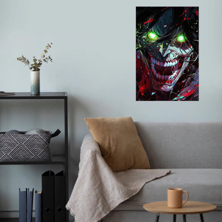 پوستر گوفی مدل ارن یگر غول خشمگین خفن انیمه اتک آن تایتان کد ANGRY28