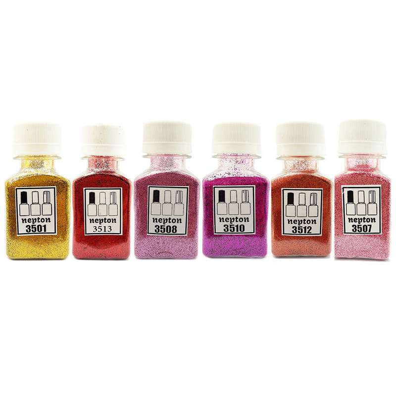 بسته 6 عددی اکلیل ناخن نپتون مدل گرم