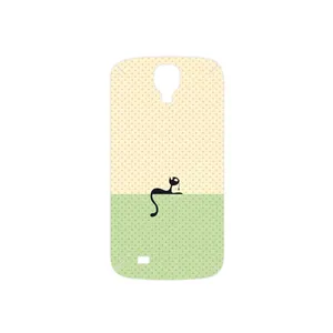 MAHOOT Minimal Internet Cat Icon Cover Sticker for Samsung Galaxy S4
