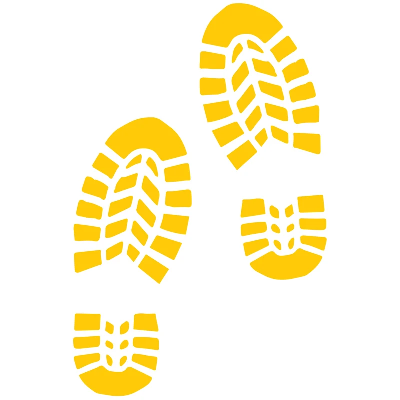 استیکر خودرو گراسیپا مدل نشنال FootPrint