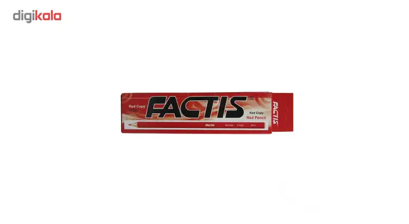 مداد قرمز فکتیس کد F2020 بسته 12 عددی