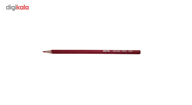 مداد قرمز فکتیس کد F2020 بسته 12 عددی