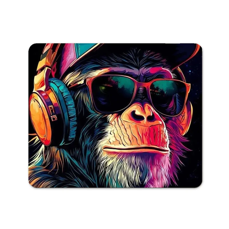 ماوس پد پاد آفرین طرح میمون کد 1172 سایز 19*24 سانتی متر