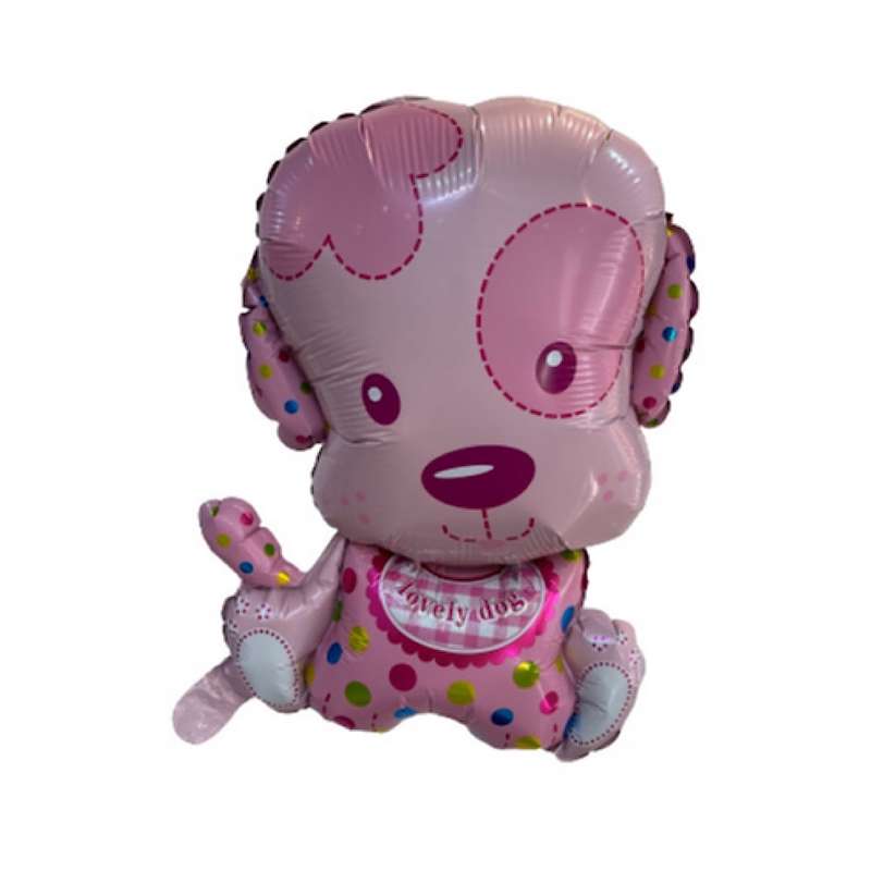 بادکنک فویلی مدل دخترانه lovely dog