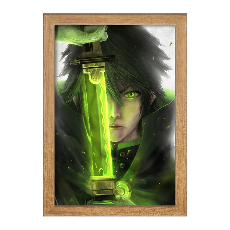 تابلو خندالو مدل یویچیرو هیاکویا انیمه اسرافیل پایانی  کد 12656