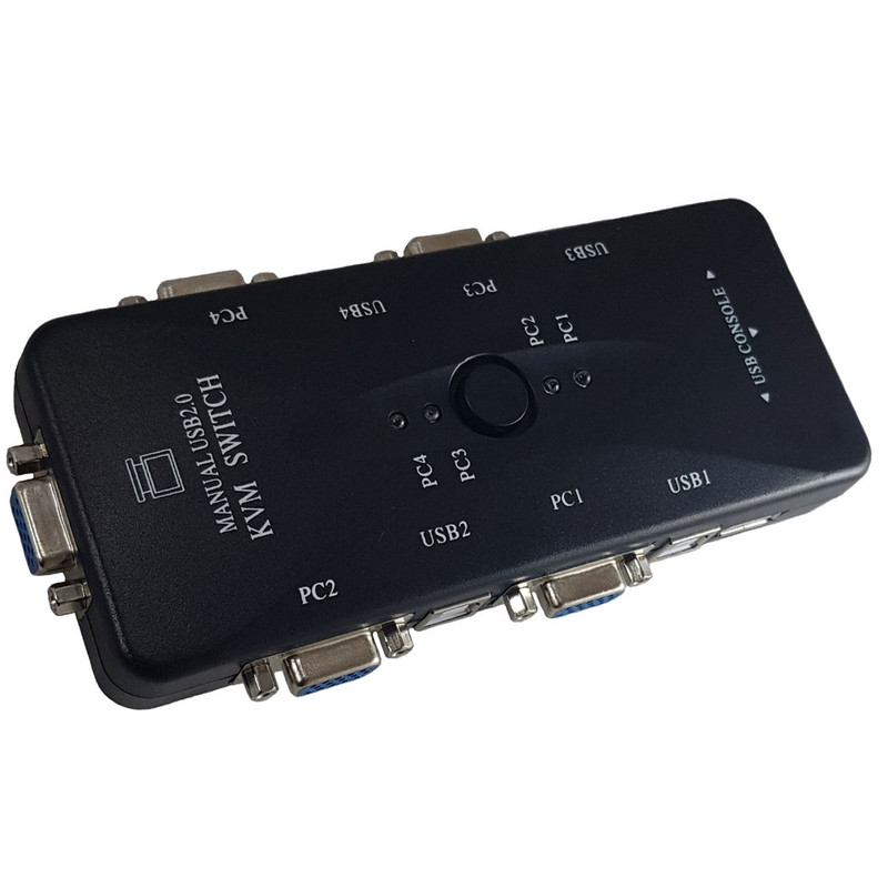 سوییچ چهار پورت KVM مدل FJ-2UK