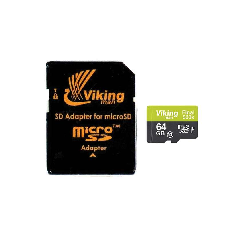 کارت حافظه microSDXC ویکینگ مدل VI64GM کلاس 10 استاندارد UHS-I سرعت 80MBps همراه با آداپتور ظرفیت 64GB کارت حافظه microSDXC ویکینگ مدل VI64GM کلاس 10 استاندارد UHS-I سرعت 80MBps همراه با آداپتور ظرفیت 64GB
