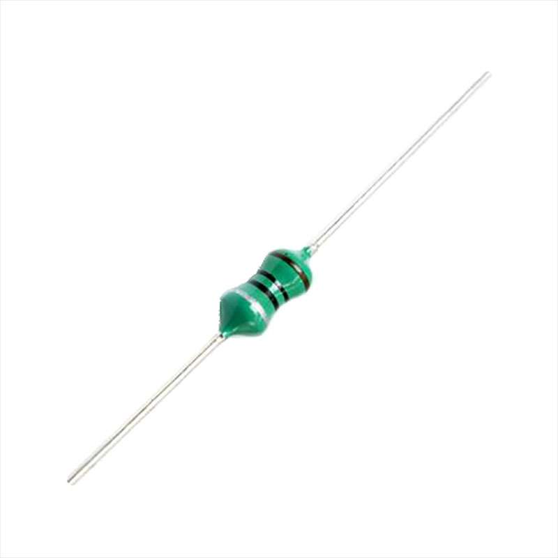 سلف مقاومتی 10 میکروهانری مدل 1/4 وات بسته 50 عددی