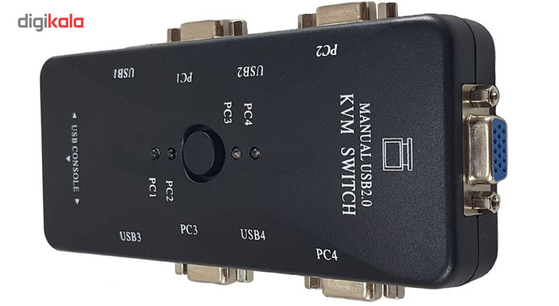 سوییچ چهار پورت KVM مدل FJ-2UK 1