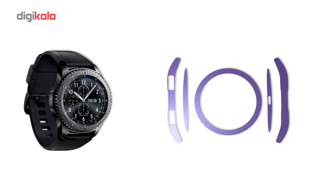 بسته 2 عددی برچسب ماهوت مدل Color Special مناسب برای ساعت هوشمند Samsung Gear S3