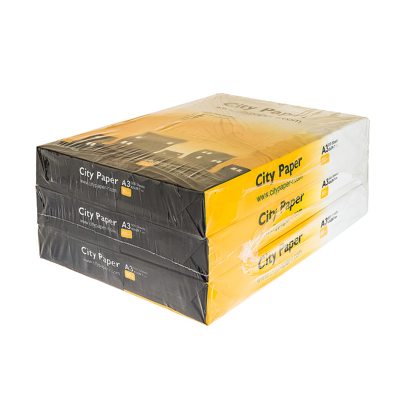 کاغذ A3 سیتی پیپر بسته 1500 عددی 80 گرم