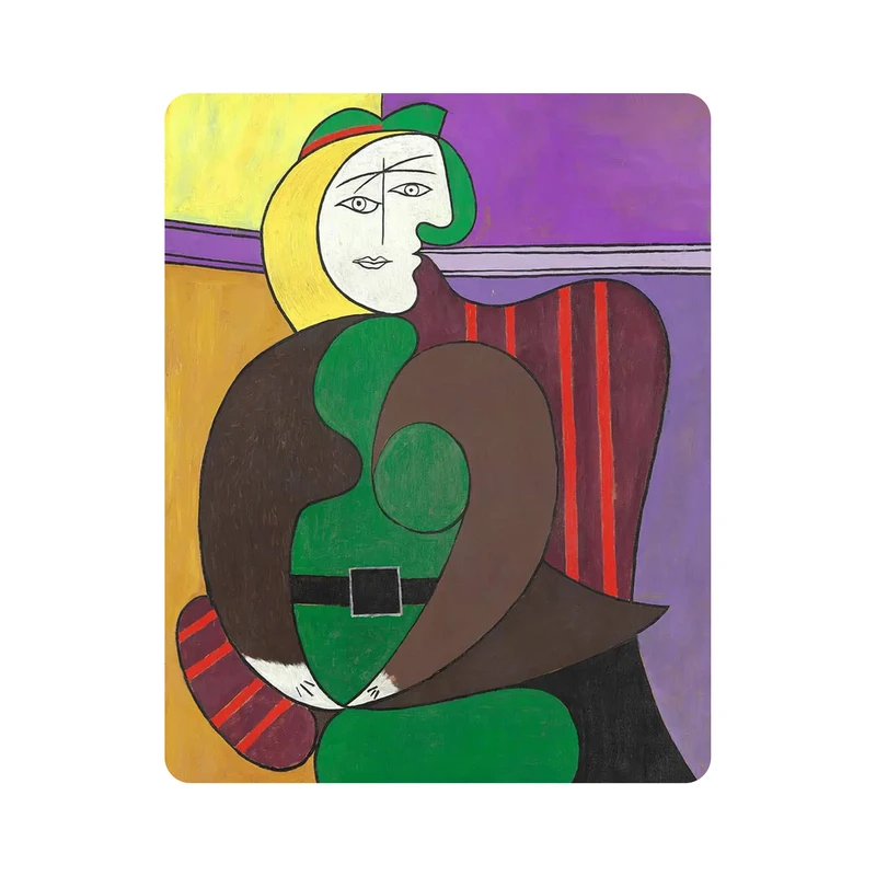 ماوس پد طرح نقاشی صندلی راحتی از پیکاسو کد m3042