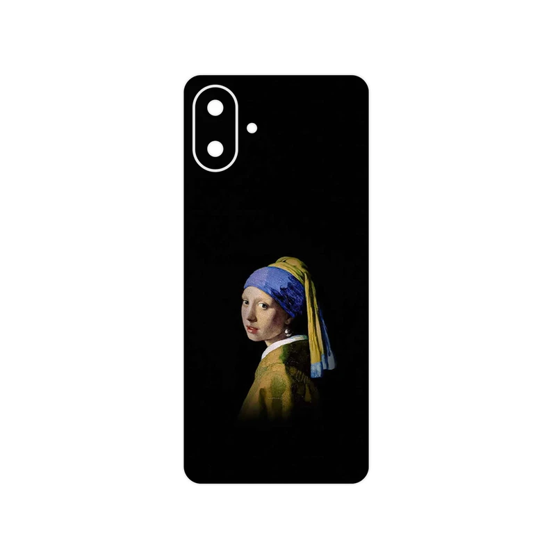 برچسب پوششی ماهوت مدل Girl with a Pearl Earring of Vermeer مناسب برای گوشی موبایل سامسونگ Galaxy A07