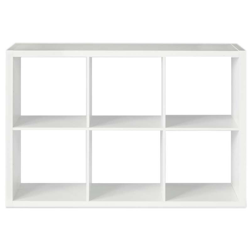 قفسه کتاب سرو چوب مدل 6Cube