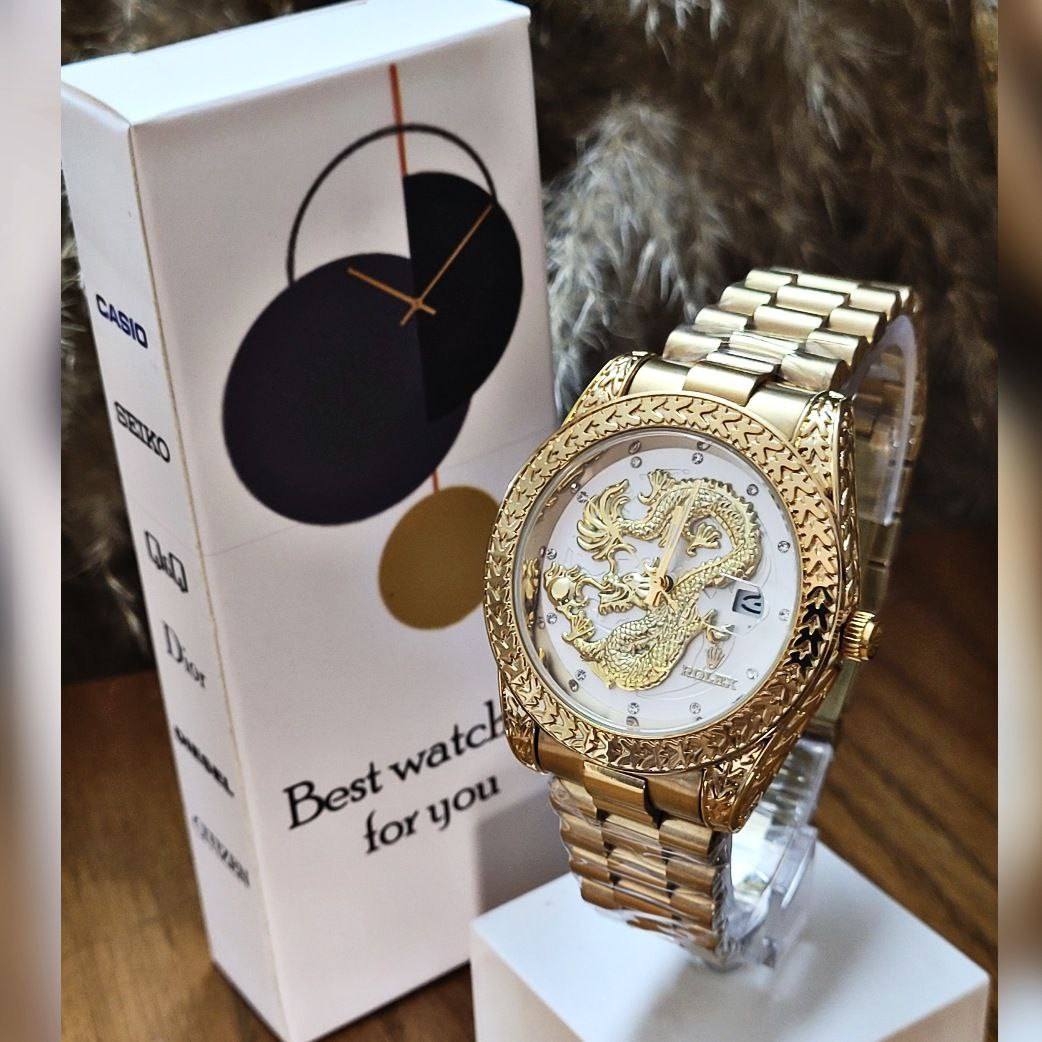 ساعت مچی عقربه‌ای مردانه  مدل دراگون کد T