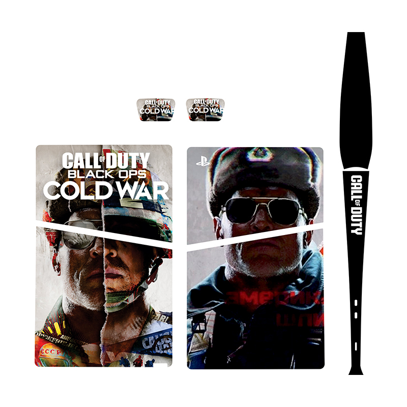برچسب کنسول بازی پلی استیشن5 اسلیم دیجیتال توییجین وموییجین مدل call of duty 02 مجموعه6 عددی