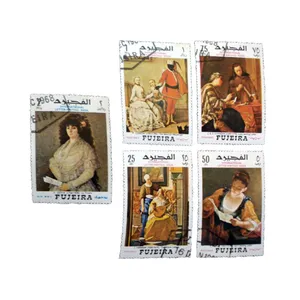 تمبر یادگاری مدل پست کشور امارات الفجیره سال 1968 کد DS5068 مجموعه 5 عددی