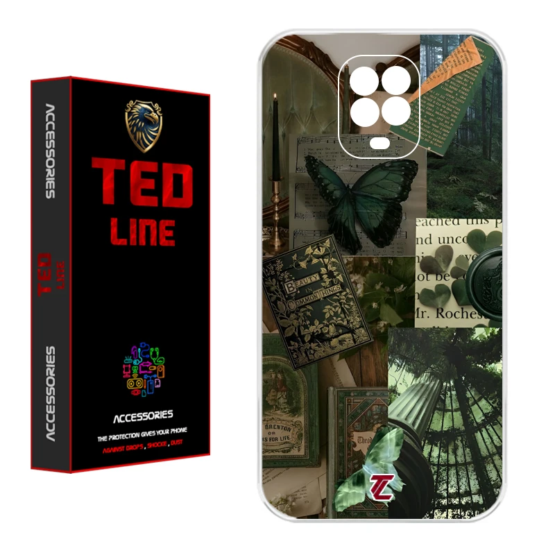 کاور تد لاین طرح کلاژ هنری کد 1118 مناسب برای گوشی موبایل شیائومی Redmi Note 9S / Note 9 Pro