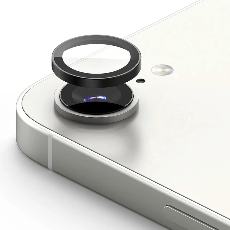 محافظ لنز دوربین مسیر مدل Ring Metal مناسب برای گوشی موبایل اپل iPhone 16e