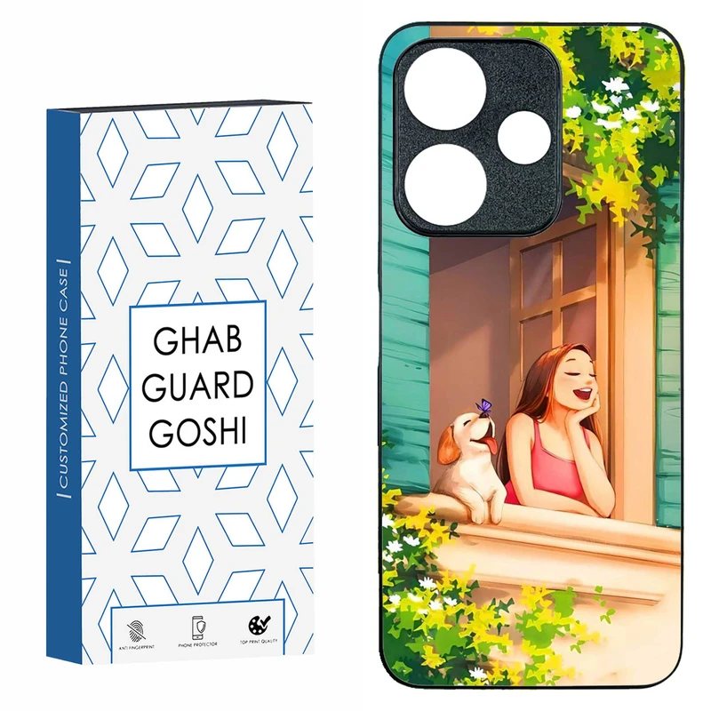 کاور قاب گارد گوشی طرح دخترانه کد TPU-015 مناسب برای گوشی موبایل شیائومی  REDMI 13  