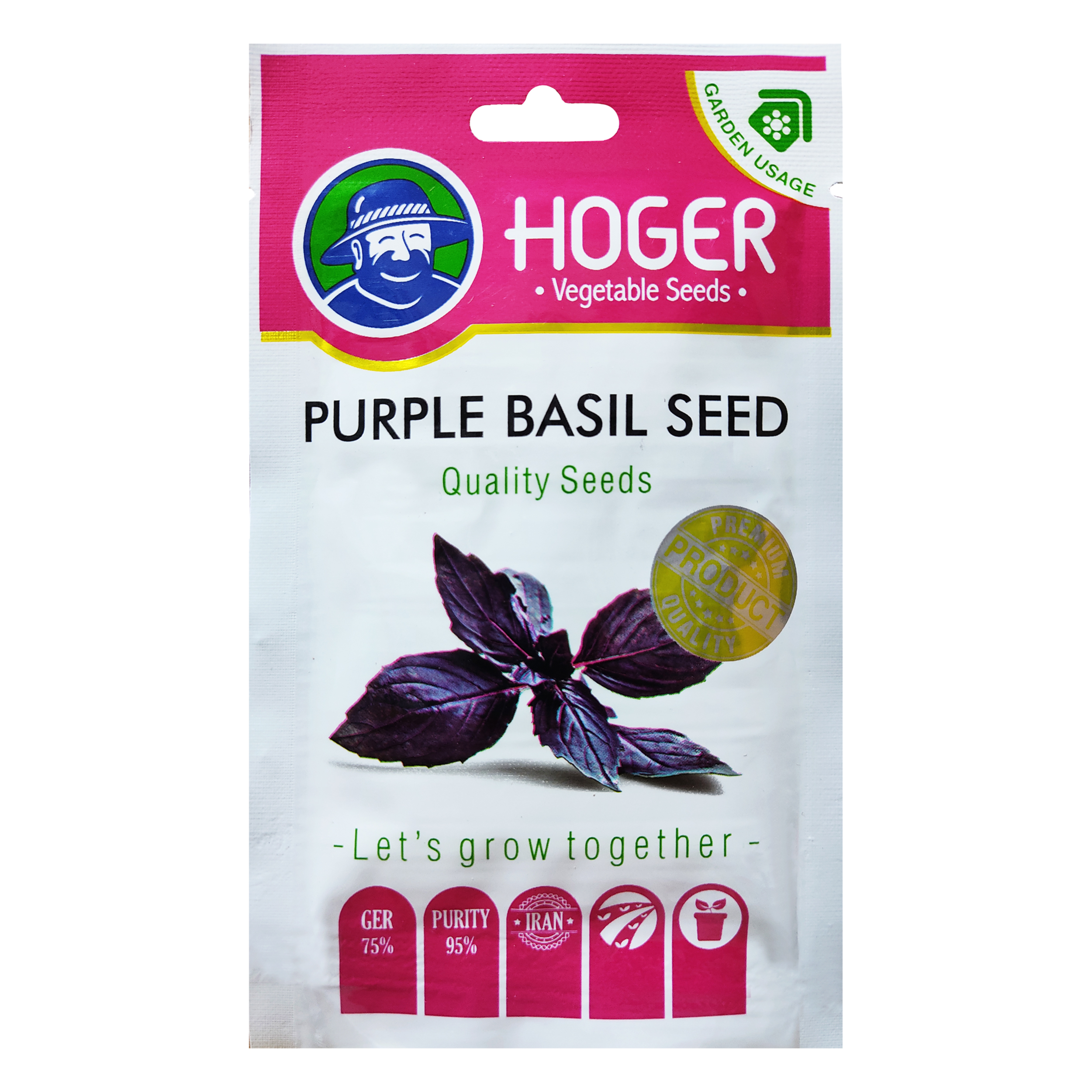 بذر ریحان بنفش هوگر مدل H10