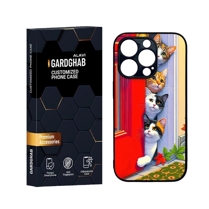 کاور گارد قاب علوی مدل دورژله ای فانتزی مناسب برای گوشی موبایل اپل iphone 14 Pro Max