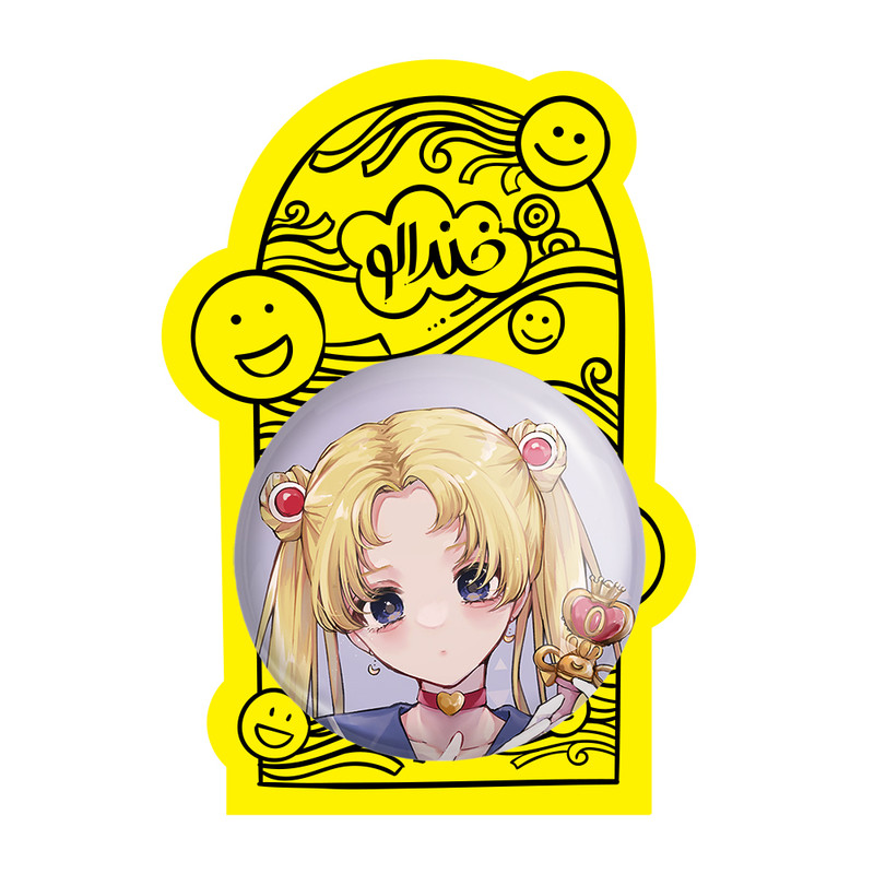 آینه جیبی خندالو مدل اوساگی تسوکینو انیمه Sailor Moon کد 17421 آینه جیبی خندالو مدل اوساگی تسوکینو انیمه Sailor Moon کد 17421