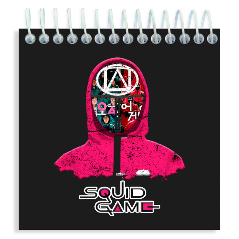 دفترچه یادداشت 60 برگ های تولد مدل اسکوئید گیم کد D334