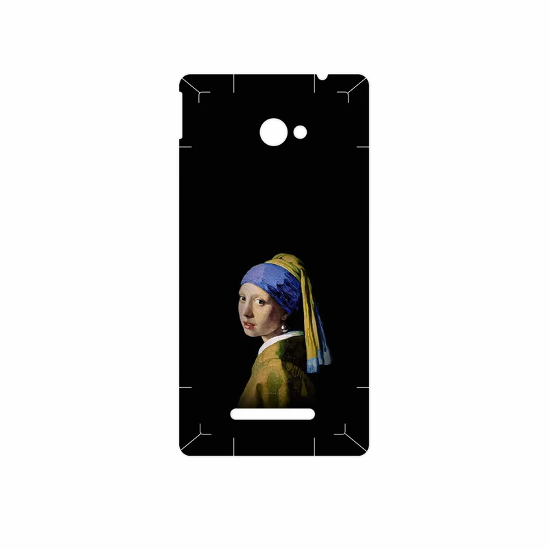 برچسب پوششی ماهوت مدل Girl with a Pearl Earring of Vermeer مناسب برای گوشی موبایل اچ تی سی 8X