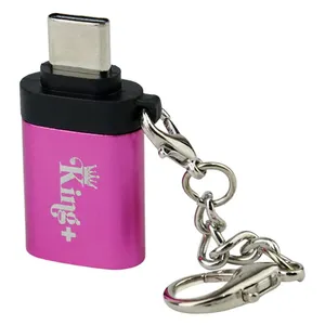 مبدل OTG USB-C کینگ مدل جاکلیدی