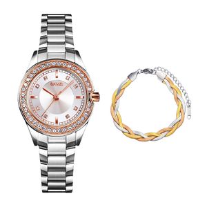 ساعت مچی عقربه‌ای کوارتز زنانه اسکمی مدل 1534RGSI به همراه دستبند