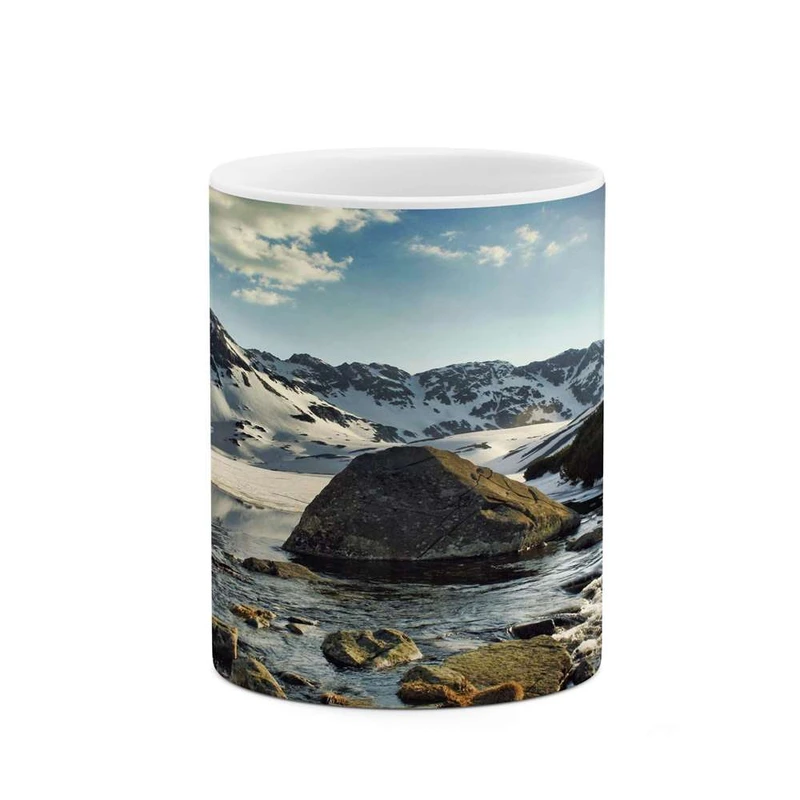 ماگ کاکتی مدل منظره برفی کد mgh15039