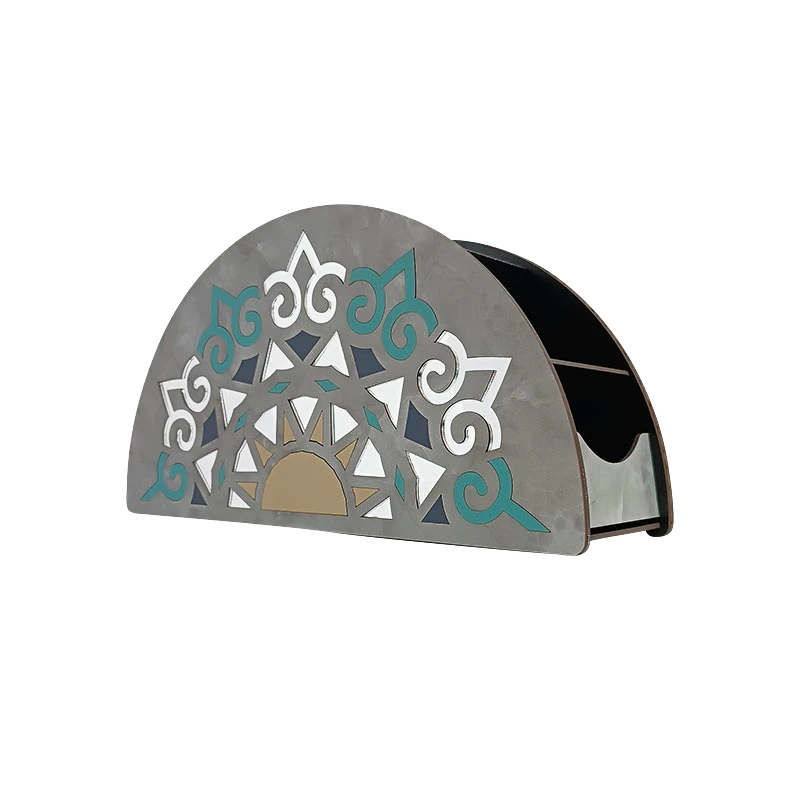 جعبه پذیرایی طرح لاکچری باکس مدل MK001-B-D مجموعه 5 عددی