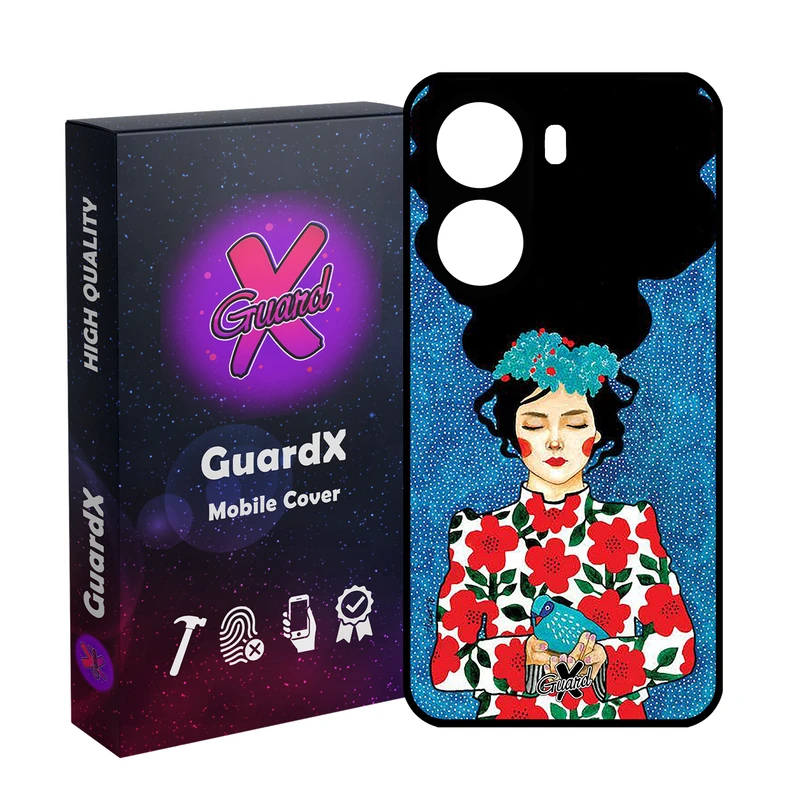 کاور گارد ایکس طرح Girl مدل 10137 مناسب برای گوشی موبایل شیائومی Poco X7 Pro